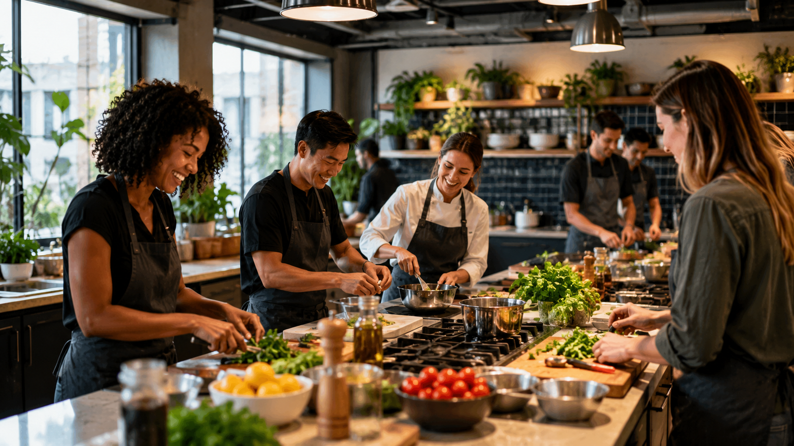 Hands-on cooking class in Houston